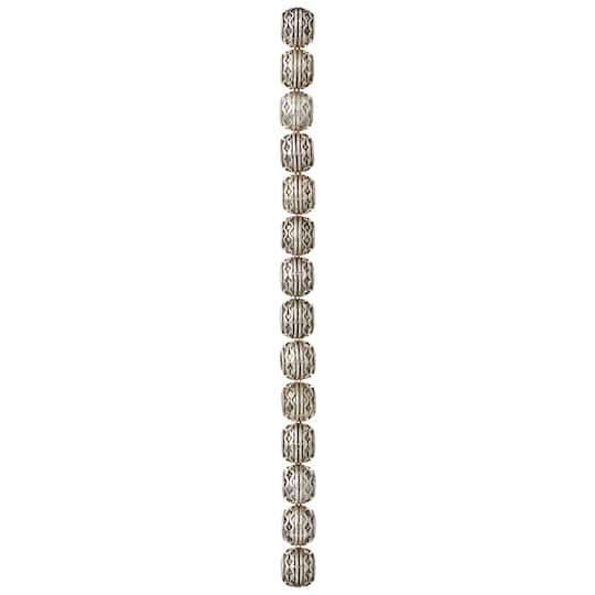 12 Pack: Silver Celtic Metal Rondelle Beads, 10mm by Bead Landing™